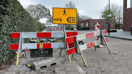 omleiding door werkzaamheden