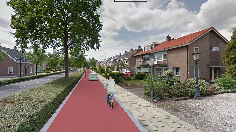 Doorfietsroute Veenendaal-Utrecht